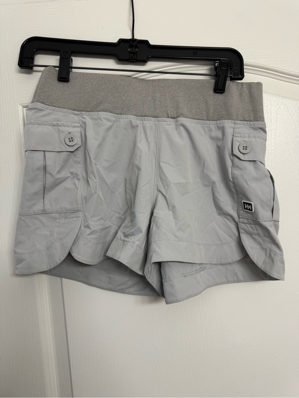 Helly Hansen Women's Light Gray Athletic Cargo Shorts